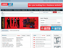 Tablet Screenshot of lookupb2b.com
